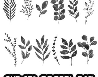 Leaves Black Clip art Leaf Watercolor Clipart PNG