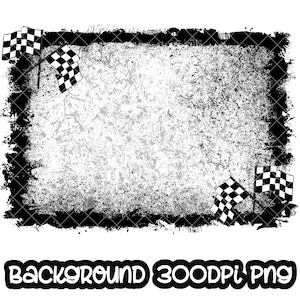 Hintergrund-karierte Flagge mit Bleicheffekt | Beunruhigt karierte Flagge Grunge | Spritzrahmen | Splatter Hintergrund | Sublimation PNG