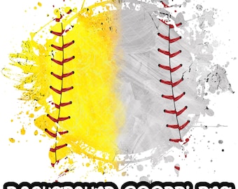 Background Baseball Softball Distressed Grunge | Splash Frame | Splatter Background | Sport Background | Sublimation PNG