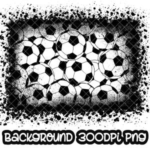 Hintergrund Fußball | Beunruhigter Druck Fußball Splash Rahmen | Splatter Hintergrund | Sport Hintergrund | Sublimation PNG