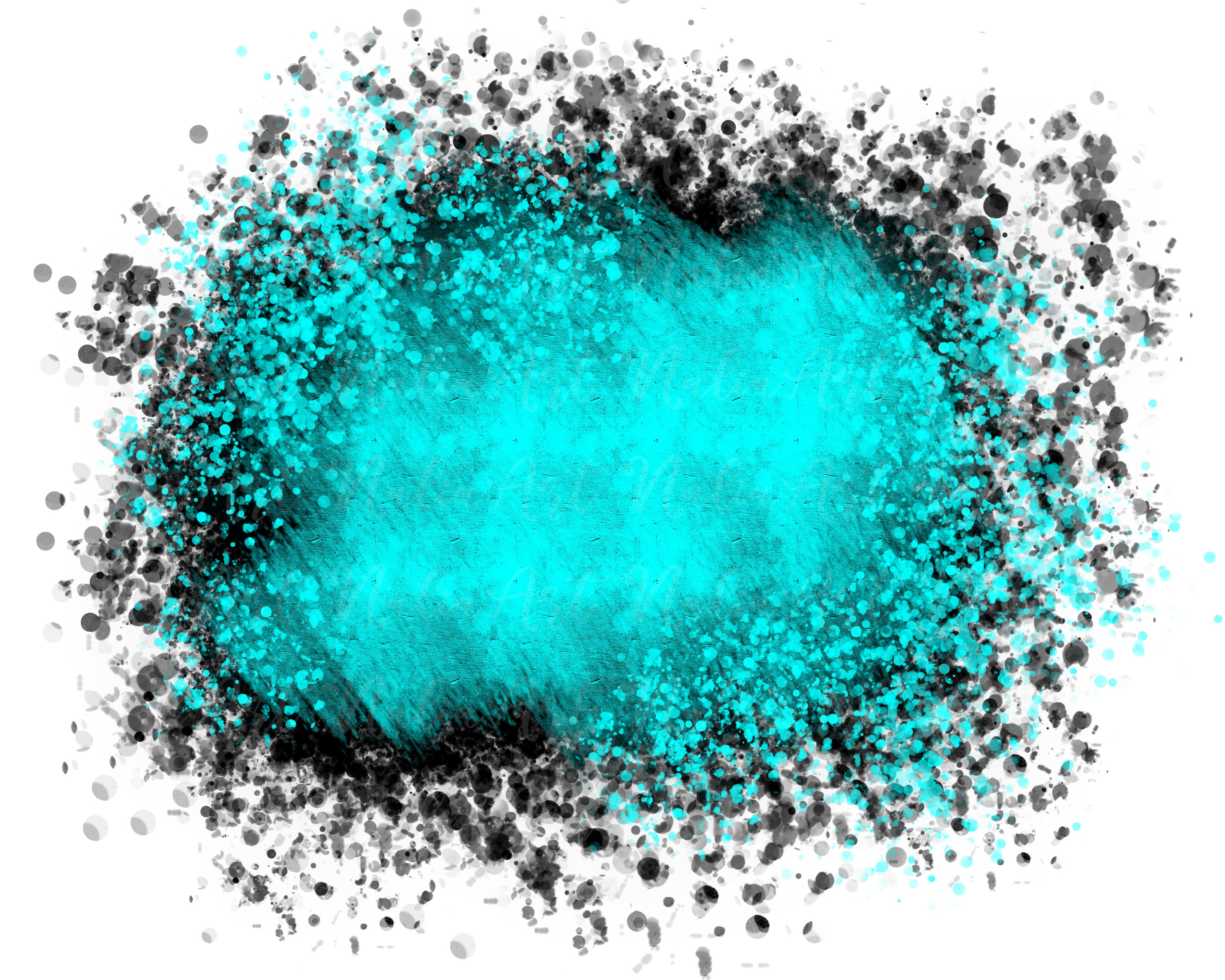 Background Paint Splatter Black Blue Splash Frame Splatter - Etsy