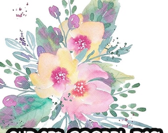 Watercolour Flower , watercolour floral, leaf, bouquet, digital clip art, invitationsrt, wedding Free Commercial Use PNG