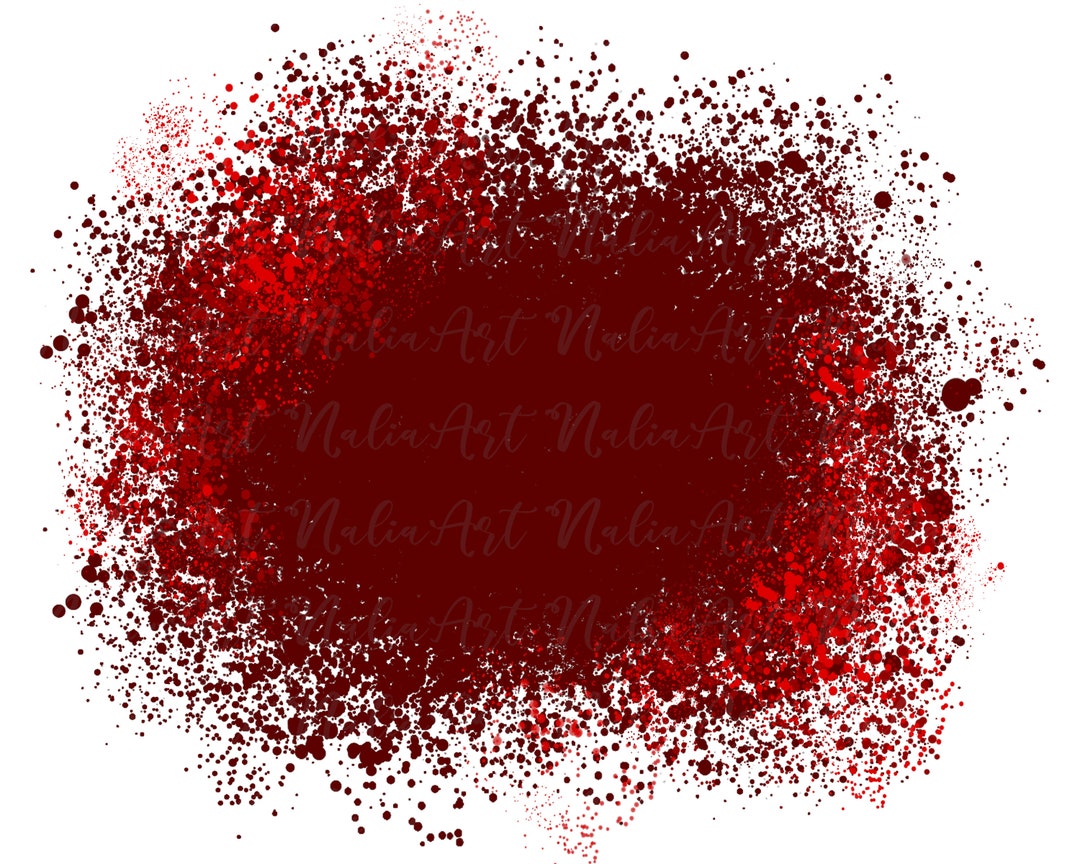 Background Paint Splatter Red Splash Frame Splatter Background