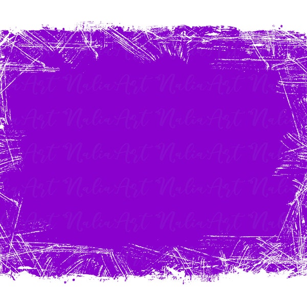 Frame Splatter Purple Background | Printable Artwork | Splash Frame | Paint Splatter Background | Sublimation PNG