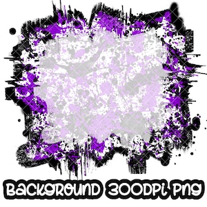 Hintergrund Lila Power Wash Schullogo I Spritzrahmen | Splatter Hintergrund | Sublimation PNG