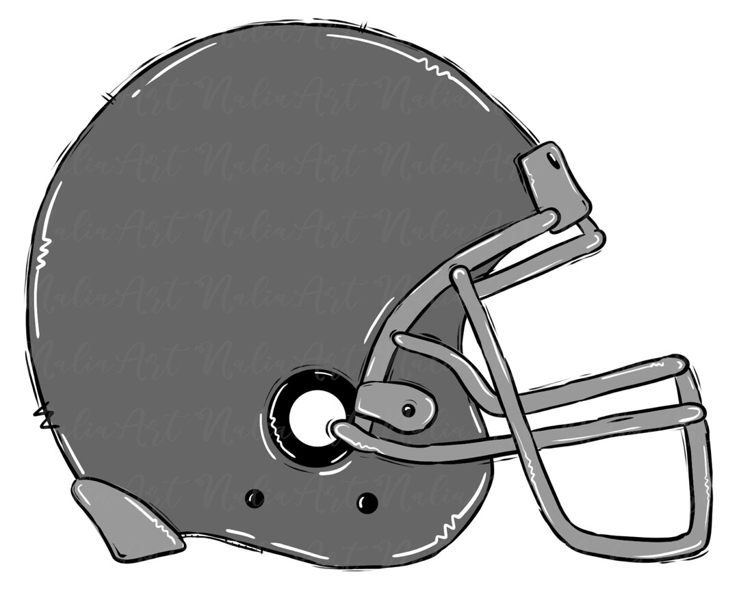 Helmet Football Grey Digital Download Sublimation Game Time Sport Design School Team Sublimation