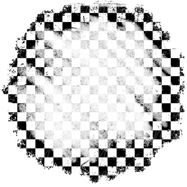 Background Checkered Flag | Distressed Checkered Flag Grunge | Splash Frame | Splatter Background | Sublimation PNG