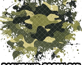 Camouflage Background | Grunge | Splash Frame | Camo Frame | Distressed Print Army Frame | Splatter Background | Sublimation PNG