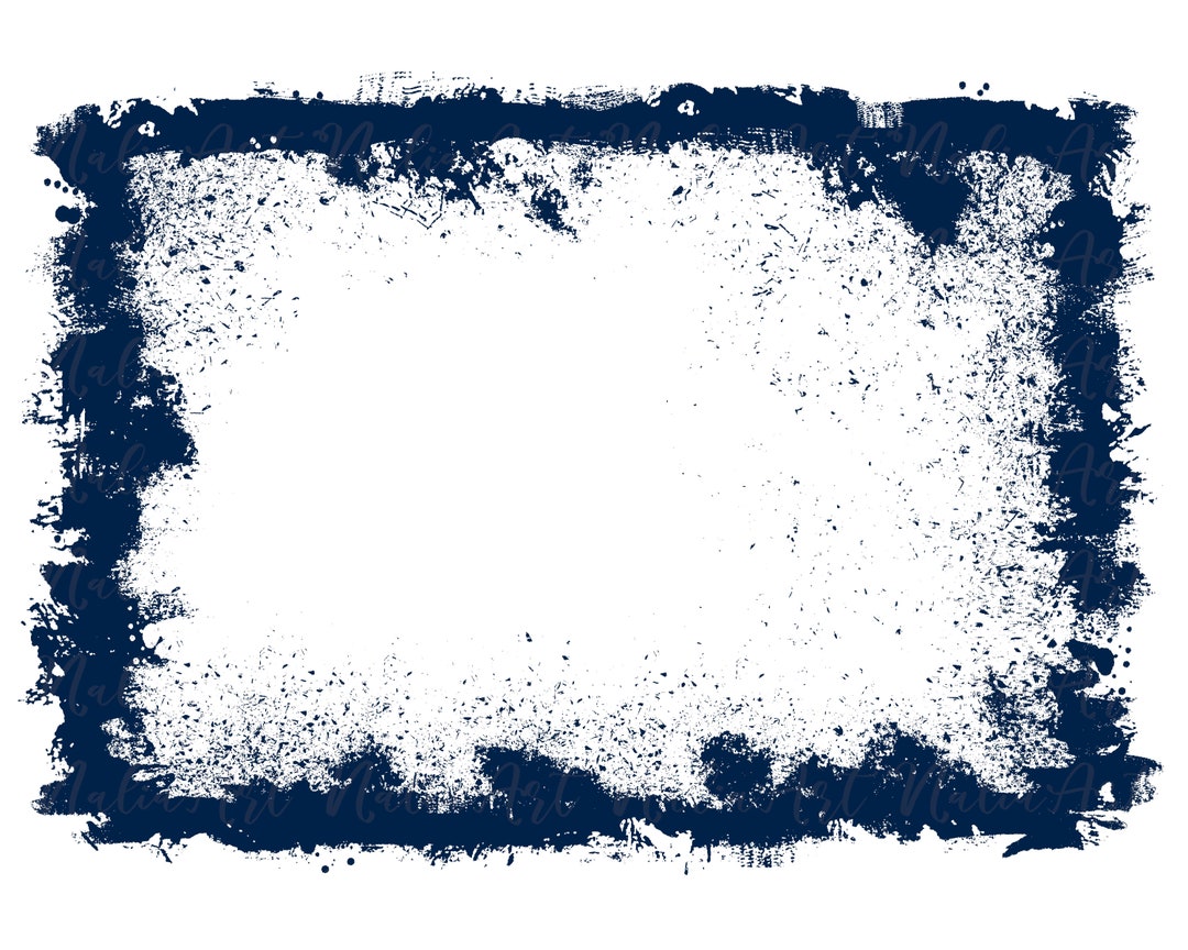 Frame Splatter Blue Background Printable Artwork Splash Frame Paint