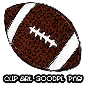 Football Leopard Sublimation Design PNG | Sport Clip art | Sport Clipart | School Team Sublimation PNG
