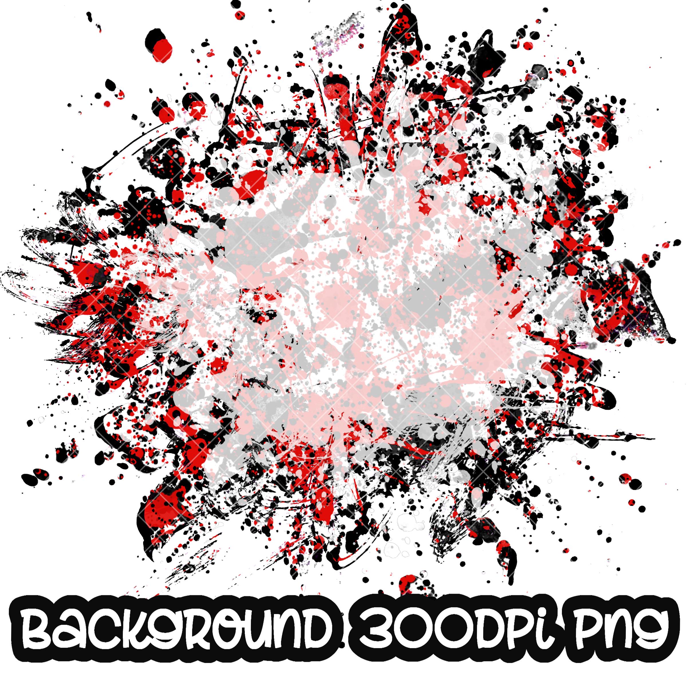 Fondo rojo y negro lavado a presión agregar logotipo de la escuela I Splash Frame / Fondo salpicado / Sublimación PNG