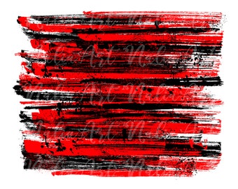 Background Red Black | Splash Splatter Background Frame | Printable Artwork I Digital File | Sublimation PNG