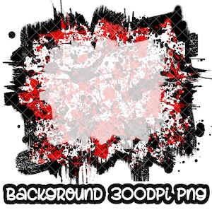 Fondo rojo y negro lavado a presión agregar logotipo de la escuela I Splash Frame / Fondo salpicado / Sublimación PNG