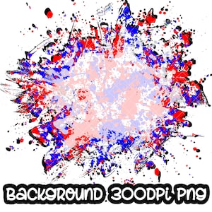 Hintergrund Rot und Blau Power Wash Schullogo fügen I Splash Rahmen | Splatter Hintergrund | Sublimation PNG