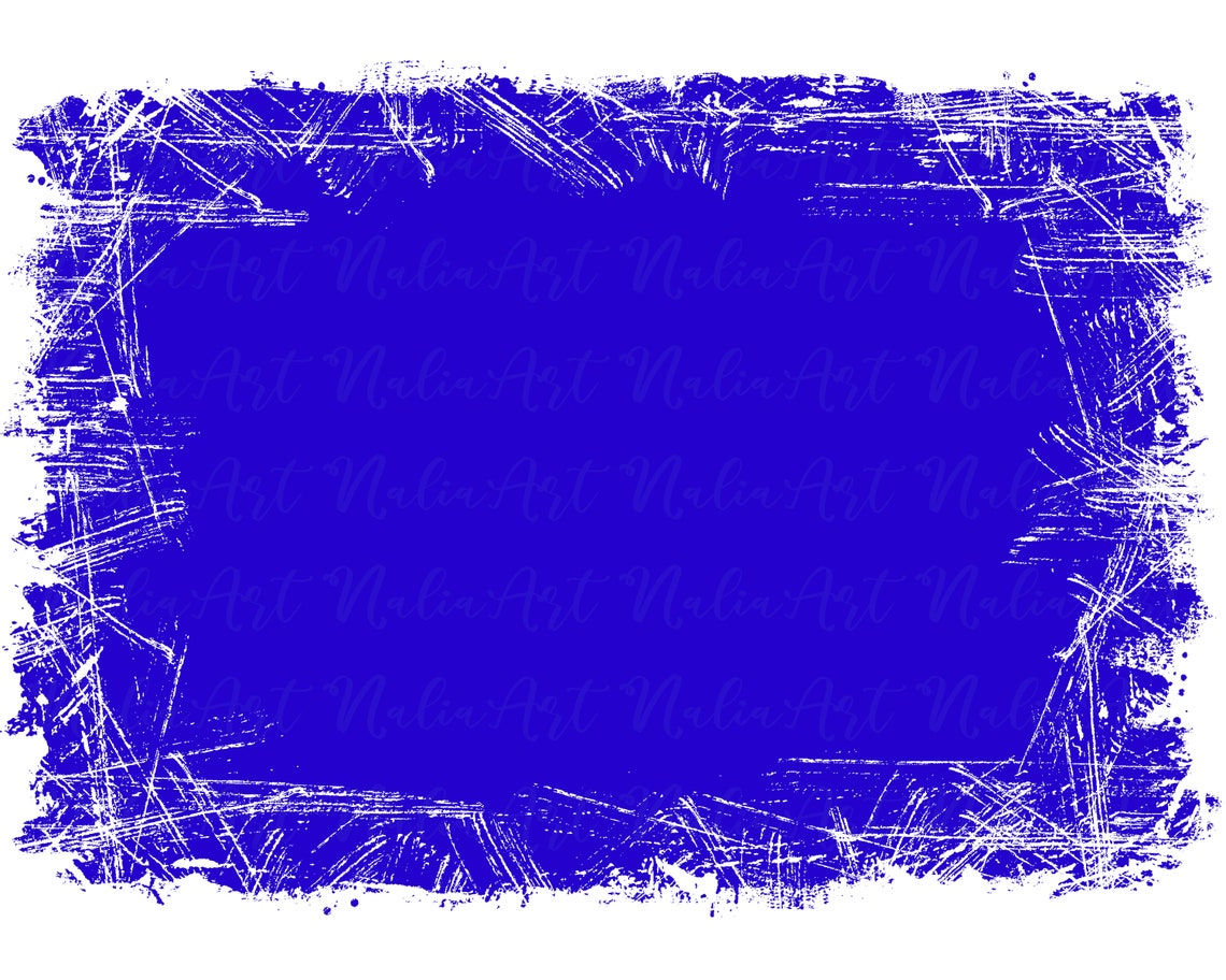 Frame Splatter Blue Background Printable Artwork Splash Frame Paint
