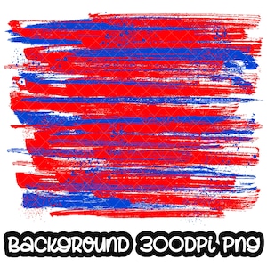 May include: Abstract background with red and blue brushstrokes. The background is a white canvas with a red and blue paint pattern. The text "BACKGROUND 300DPI PNG" is at the bottom of the image.
