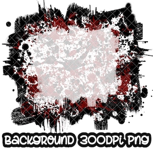 Background Maroon and Black Power Wash Add School Logo I Splash Frame | Splatter Background | Sublimation PNG
