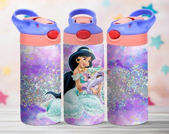 Princess Snow White Cup PNG File DIGITAL DOWNLOAD 12oz Tumbler Design, 12oz Flip Top Cup Wrap