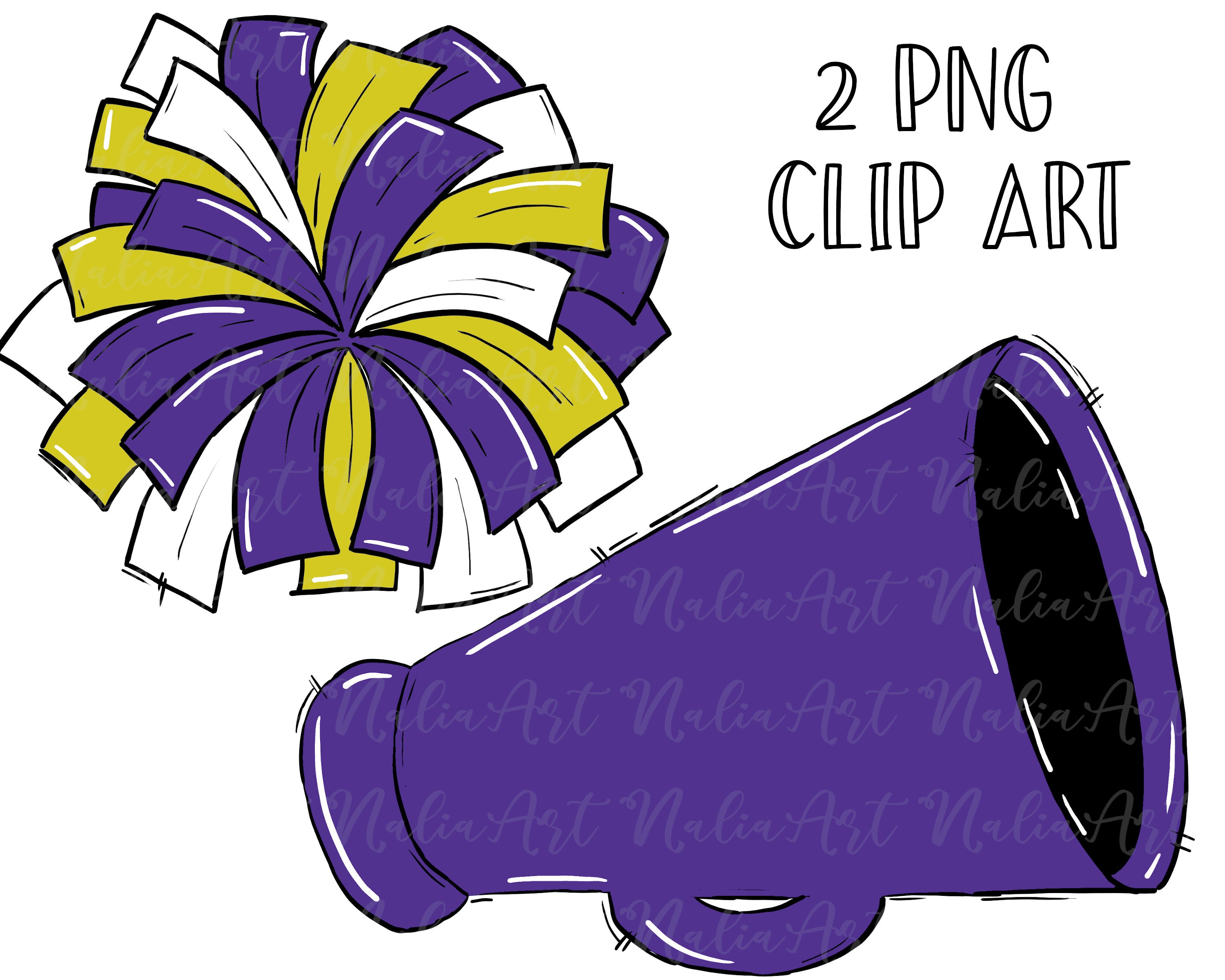 Purple Cheer Megaphone