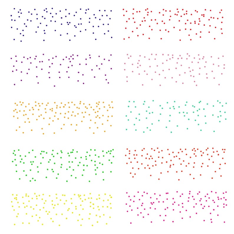 Confetti Border Clip Art, Party Digital Design Clipart PNG Digital ...