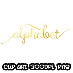 Gold Alphabet Clip art, Gold Foil Alphabet, Digital clipart, Numbers, Font, Letters cards, invitationsrt, PNG