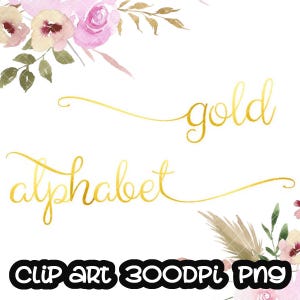 Gold Alphabet Clip art, Gold Foil Alphabet, Digital clipart, Numbers, Font, Letters cards, invitationsrt, PNG
