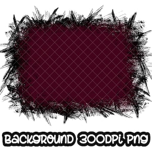 Frame Splatter Black Maroon Background | Printable Artwork | Splash Frame | Paint Splatter Background | Sublimation PNG