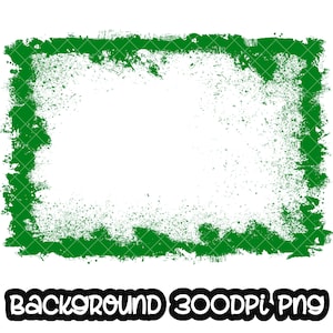 Frame spettert groene achtergrond | Afdrukbaar kunstwerk | Spatlijst | Achtergrond verfspatten | Sublimatie-png