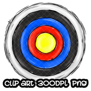 Archery Board Sublimation Design PNG | Sport Clip art | Sport Clipart | Sublimation PNG