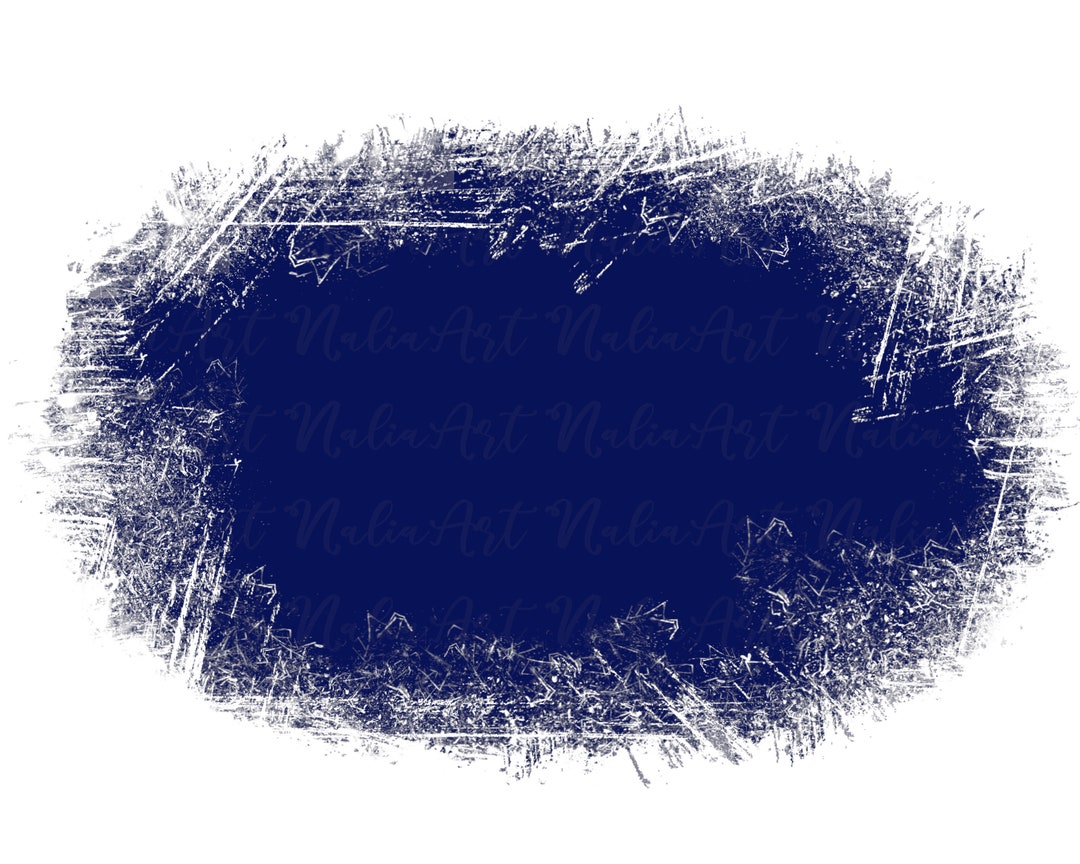 Frame Splatter Blue Background Printable Artwork Splash - Etsy
