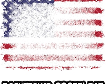 Background USA fourth of July With Bleach Affect  | Distressed Print Flag Grunge | Splash Frame | Splatter Background | Sublimation PNG
