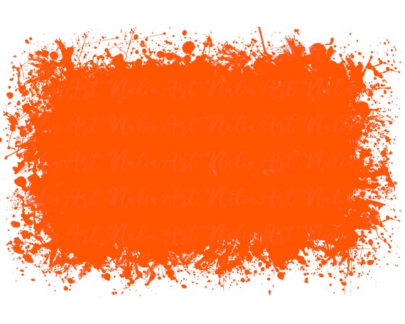 Orange Splash Background