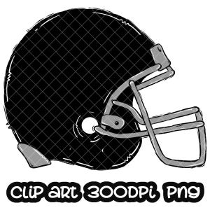 Helmet Football Black Digital Download Sublimation Game Time Sport design School Team Sublimation PNG
