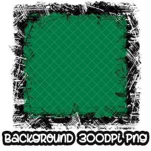 Splatter Green Black Background | Printable Artwork | Splash Frame | Paint Splatter Background | Sublimation PNG