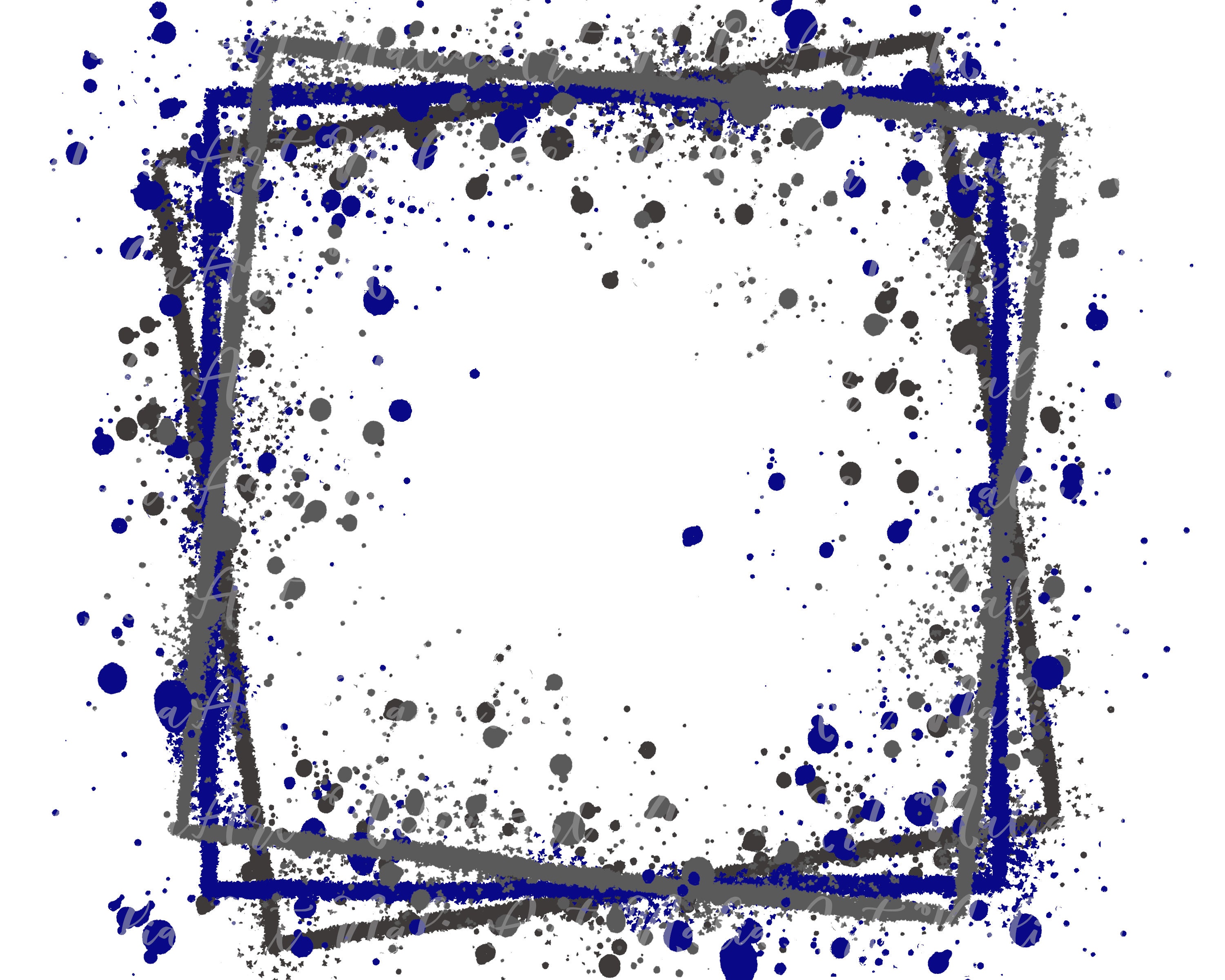 White Splatter Paint Png