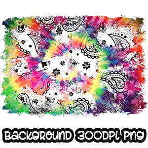 Background White Paisley Bandana Tie Dye Grunge | Splash Frame | Splatter Background | Background PNG | Frame PNG | Sublimation PNG