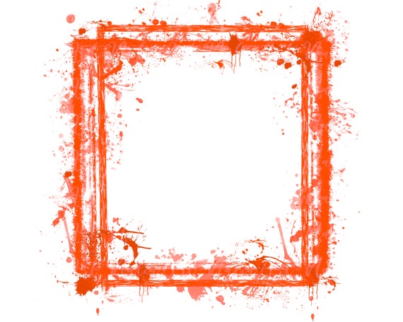 Background Paint Splatter Orange Splash Background Splatter Background  Printable Artwork I Digital File Sublimation PNG 
