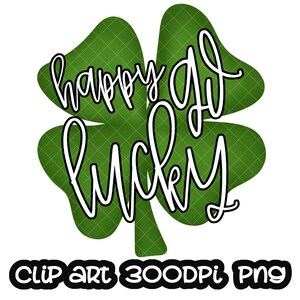 Clover Watercolor PNG Sublimation St Patrick&#39;s Day PNG | Printable Artwork | Clip art PNG