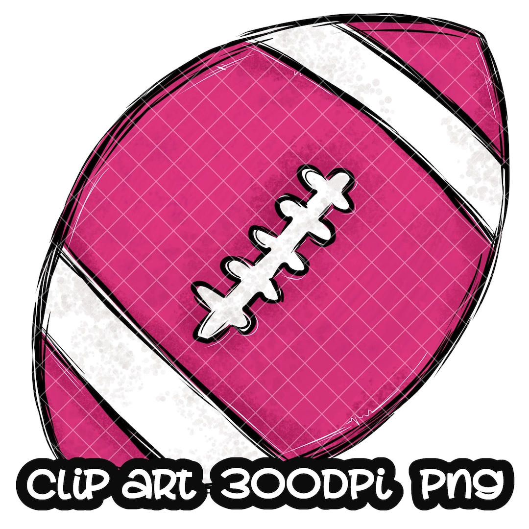 Rugby Football Sublimation Pink Design PNG | Sport Clip Art | Sport ...