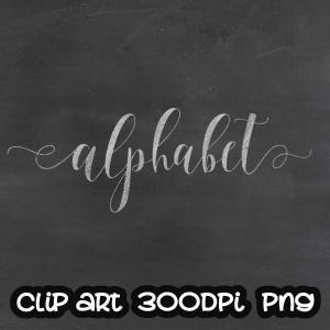 Chalkboard Alphabet Clip art, Chalk Digital clipart, Font, Letters cards, numbers, invitationsrt, PNG