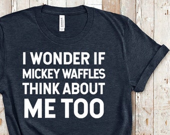 Mickey Waffles Disney Shirt | Mickey Mouse Matching Shirts | Funny Disney Snacks Disneyland T Shirts | Disney Vacation Family Shirts