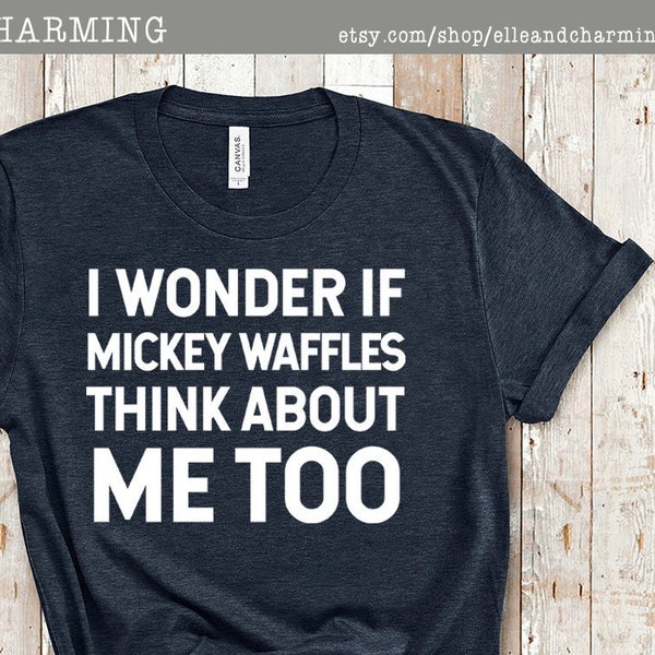 Mickey Waffles Disney Shirt | Mickey Mouse Passende Shirts | Lustige Disney Snacks Disneyland T Shirts | Disney Urlaub Familie Shirts