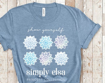 Frozen Elsa Shirt | Disney Princess Queen Tee | Disneyland Show Yourself Trip Tshirt | Disney World Let It Go Vacation Birthday Shirts