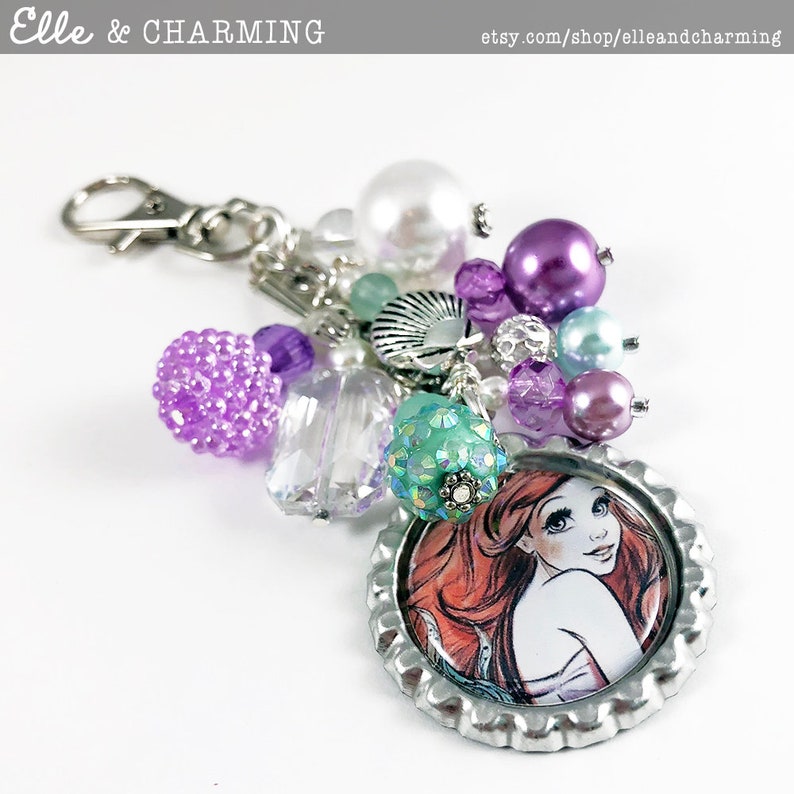 Little Mermaid Disney Keychain Disney Dooney and Bourke Etsy