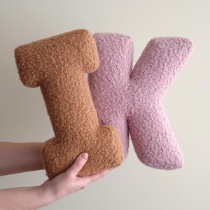 Almofada de letra I para festa de chá de bebê • Letras de berçário • Letras de parede almofadadas • Almofada personalizada • Presente personalizado • Decoração de quarto de bebê