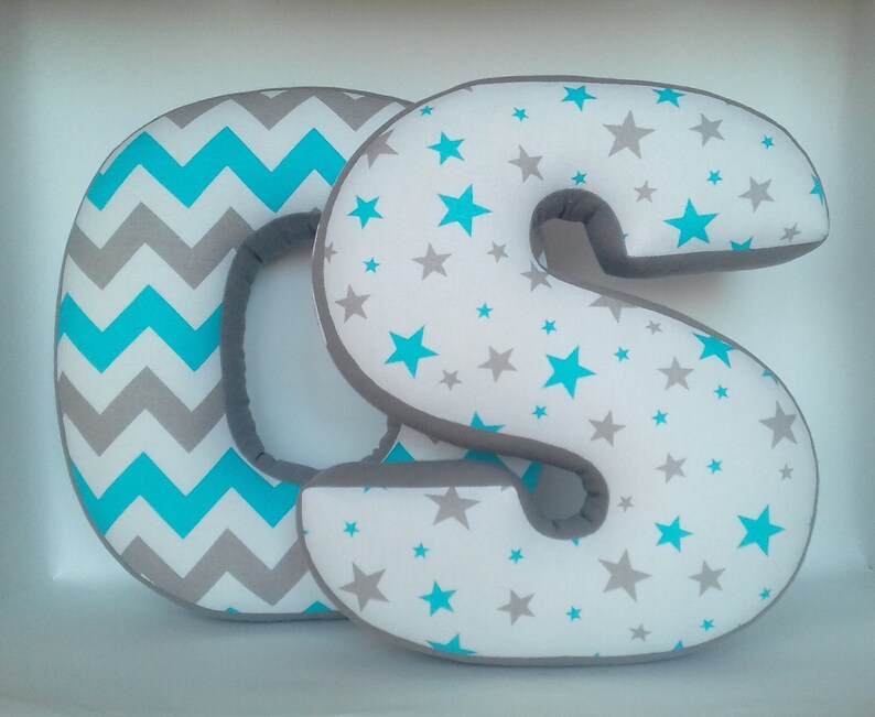 Fabric letters pillows Letter cushion Personalized pillow Weddings decor Photo props Soft letter Letter pillow S Personalized cushions