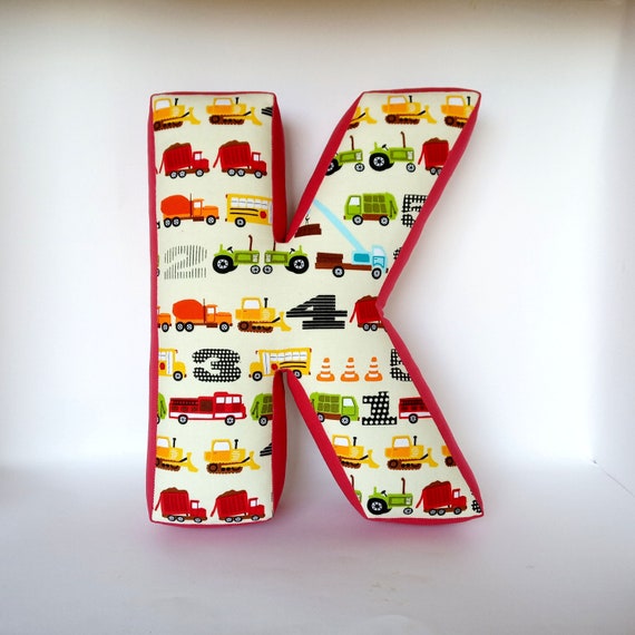 Red Letter Pillow Soft K For Nursery Decor New Baby Red Letter Pillow Soft K For, Letter K Room Decor
