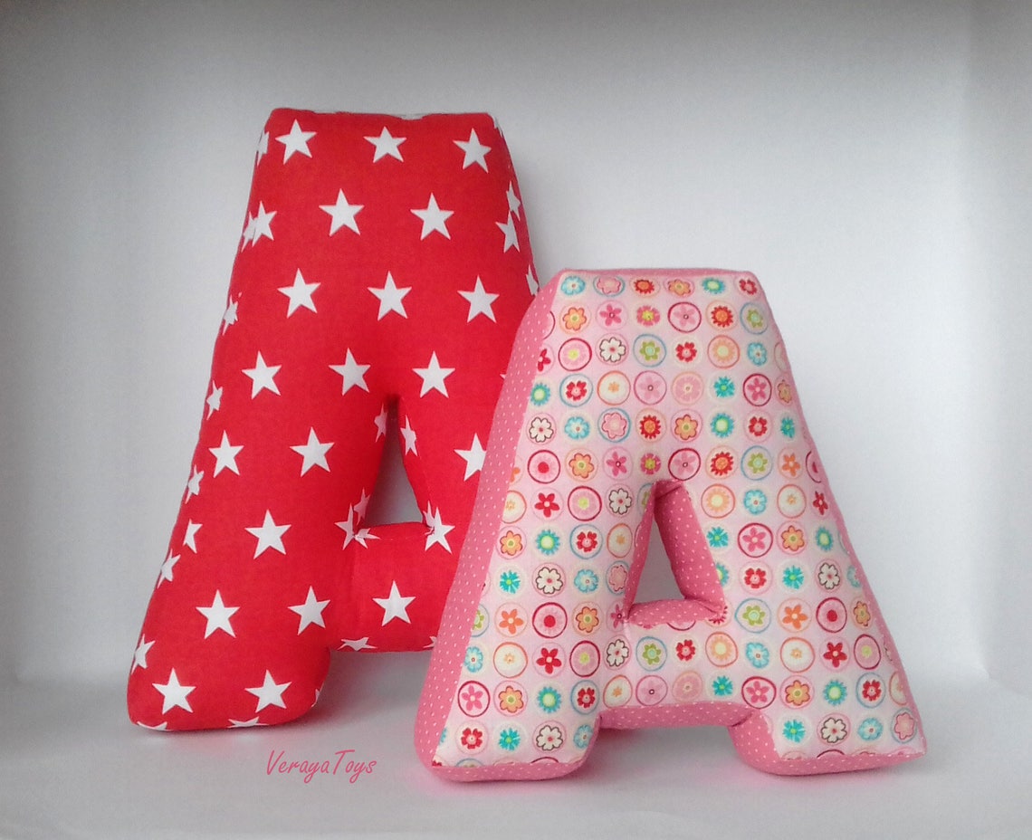Letter Pillow A Custom Letter Initial Pillow Alphabet Pillow Etsy