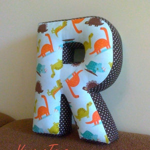 Letter pillow R - Birthday gift - Alphabet pillow - Personalized pillow - Monogram pillow - Nursery decor - Photo props - Stuffed Letter