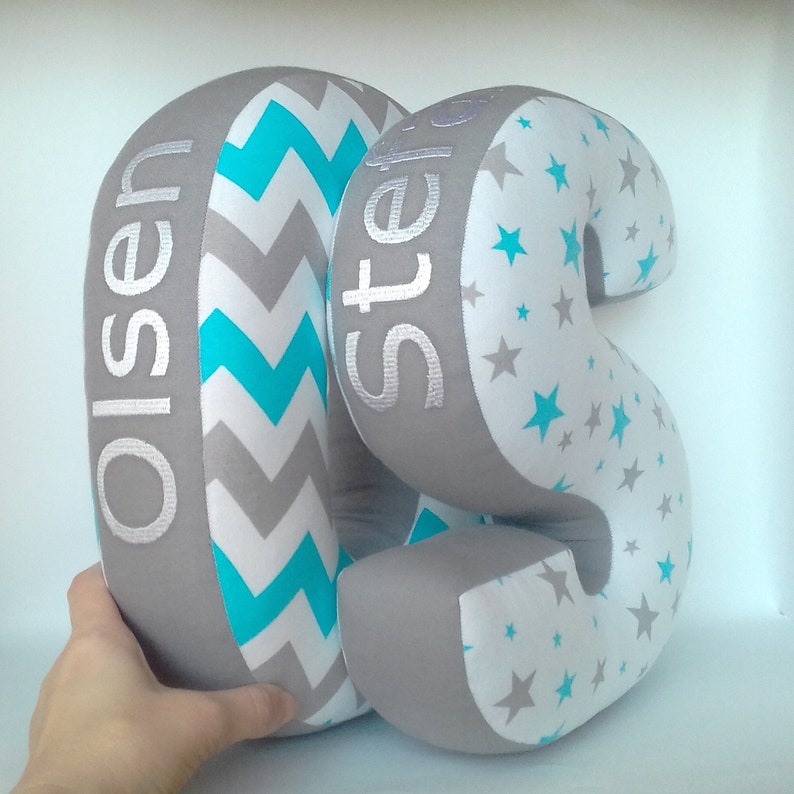 Fabric letters pillows Letter cushion Personalized pillow Weddings decor Photo props Soft letter Letter pillow S Personalized cushions
